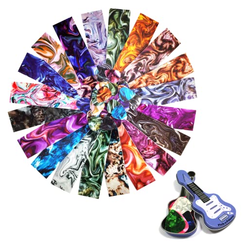 Pick-A-Palooza Guitar Pick Pack Custom Strips For Your Guitar Pick Maker - Great Variety Of Strips For Making Guitar Picks With Any Pick Punch - Pearloid #TOP2