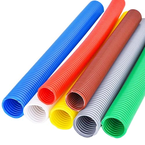 Gaine ondulée noire flexible de goulotte électrique et tube de protection de câble auto 8mm