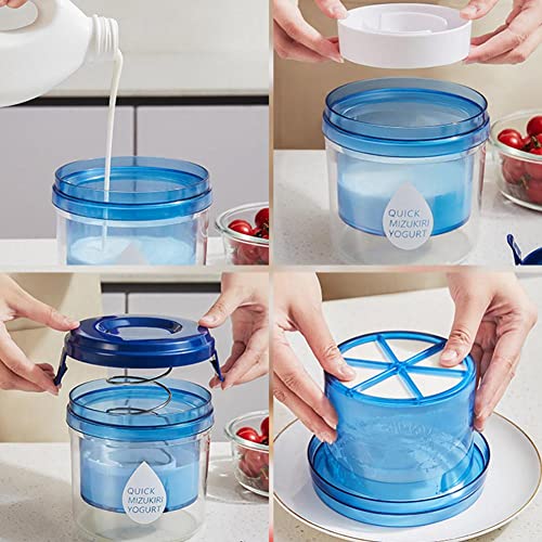 Greek Yogurt Maker Yogurt Filter with Extra Fine Mesh Stainless Steel Strainer, Reusable Greek Yogurt Strainer Kitchen Food Gadgets Tools