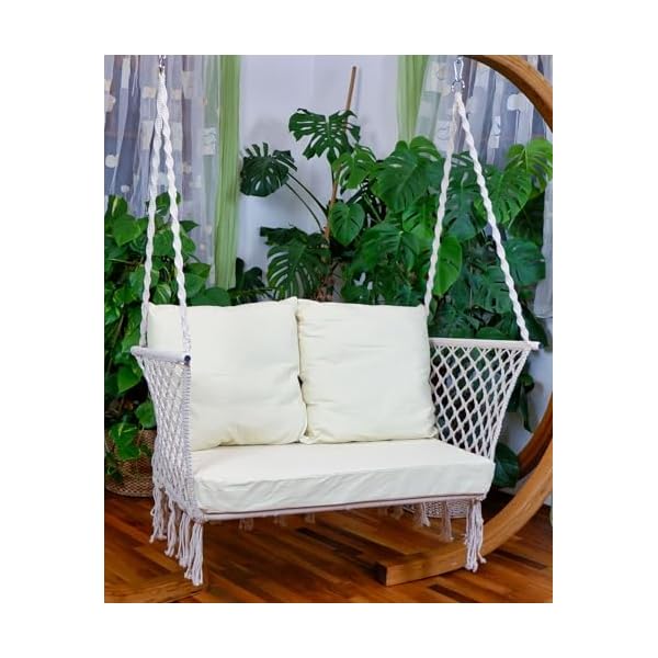 Hängebank Waikiki mit Polycotton-Kissen