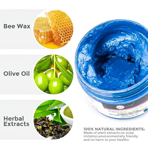 Cera para Cabello Temporal Azul 4.23 oz Kit Completo miniatura 4