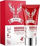 Men Massage Cream, 50g Male Enlargement Energy Cream Enhancement Extender Ointment, Private Parts Massage Gel Larger Thicker Longer for Male Better Performance