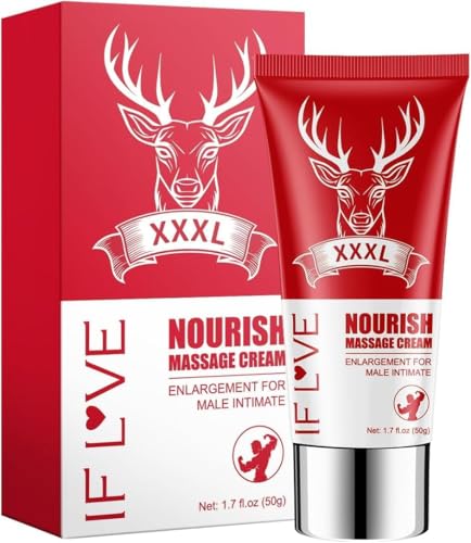 Men Massage Cream, 50g Male Enlargement Energy Cream Enhancement Extender Ointment, Private Parts Massage Gel Larger Thicker Longer for Male Better Performance