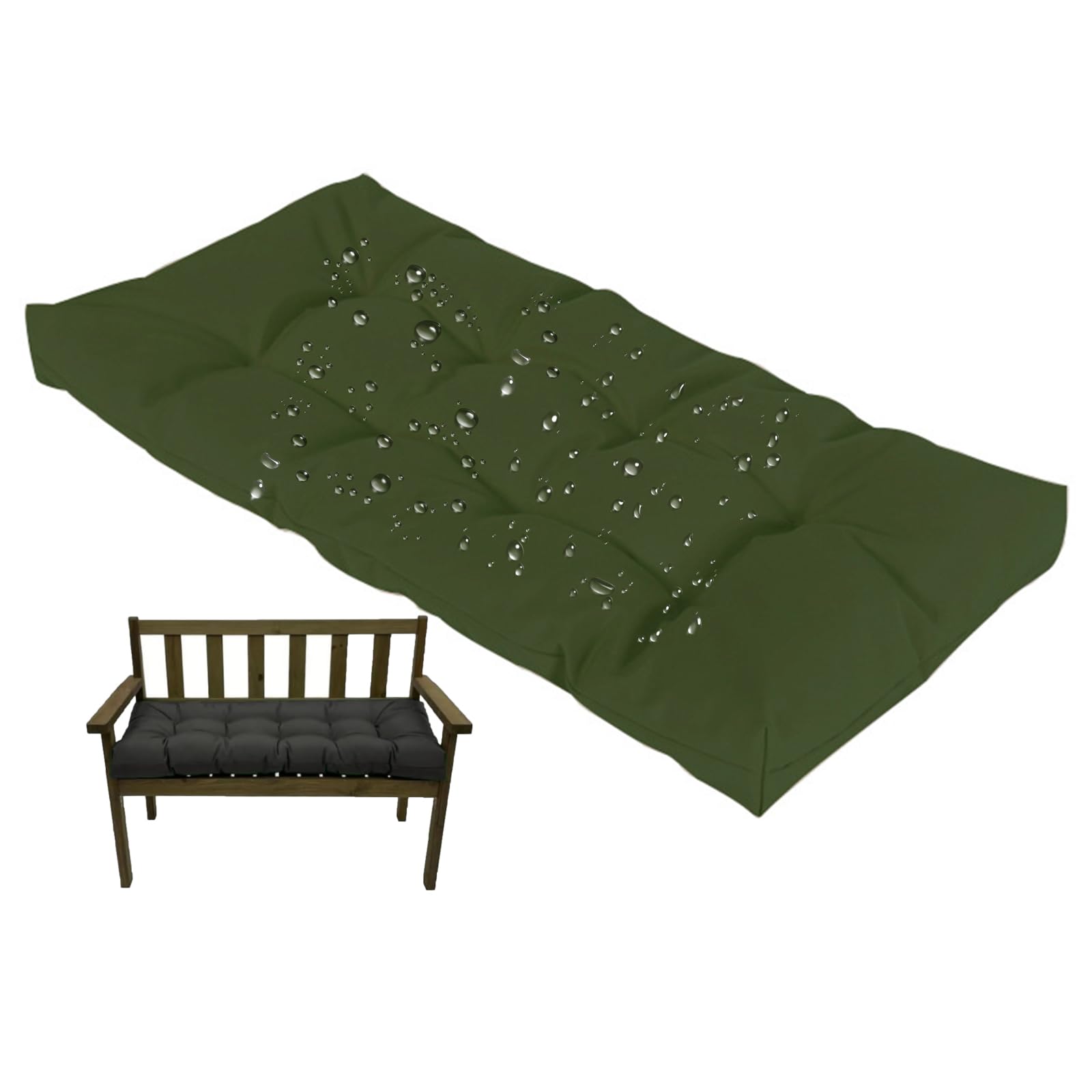 Coussin de banc antidérapant pour éliminer l'inconfort de votre balancelle de jardin
