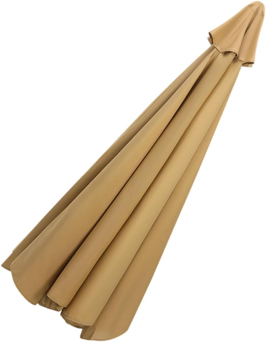 Market Patio Umbrella Canopy: Garden Polyester Umbrellas Sunshade Top Covers Suit for 8 Ribs Canopy Patio Pool Garden UV Protection Accessories