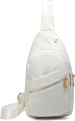 Miniatura 106 de EVANCARY Bolso bandolera pequeño para mujeres y hombres, mochila bandolera para viajes, al aire libre, senderismo Gris profundo