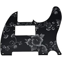 Dopro 8 Hole Tele Guitar 3D Printed plastic Humbucker Pick Guard for modern standard USA/Mexican FD Telecaster Flower Pattern