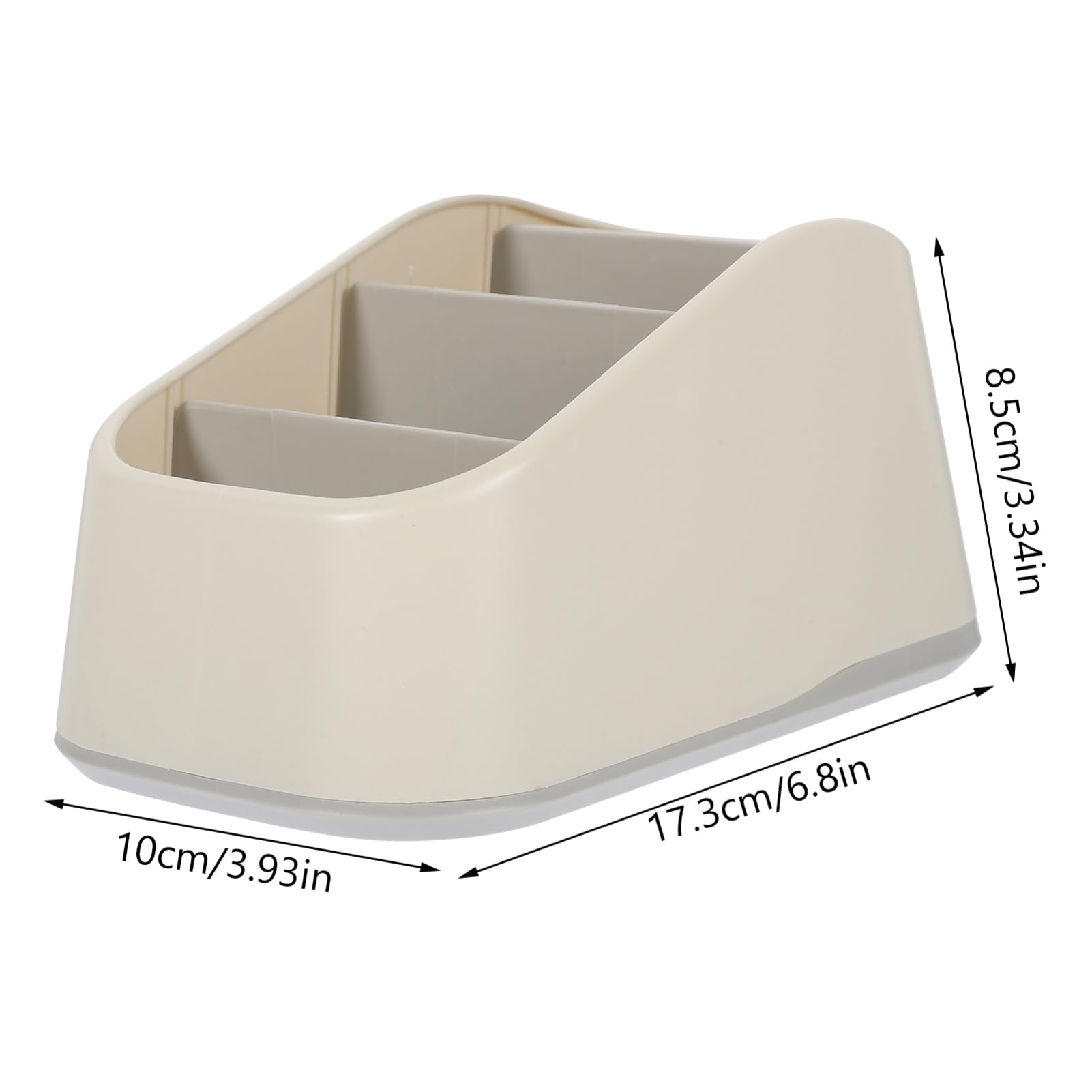 NUOBESTY 4stücke Fernbedienungshalter Mit Multi-gitter-design Für Schreibtisch Praktischer Organizer Für Tv-fernbedienungen Kosmetika Und Büromaterialien Platzsparend Und Rutschfest
