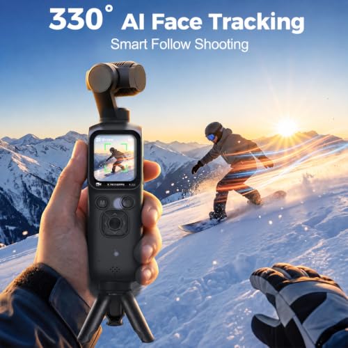 Image of 4K Vlogging Camera with AI Face Tracking, 330 Rotating Lens & WiFi
