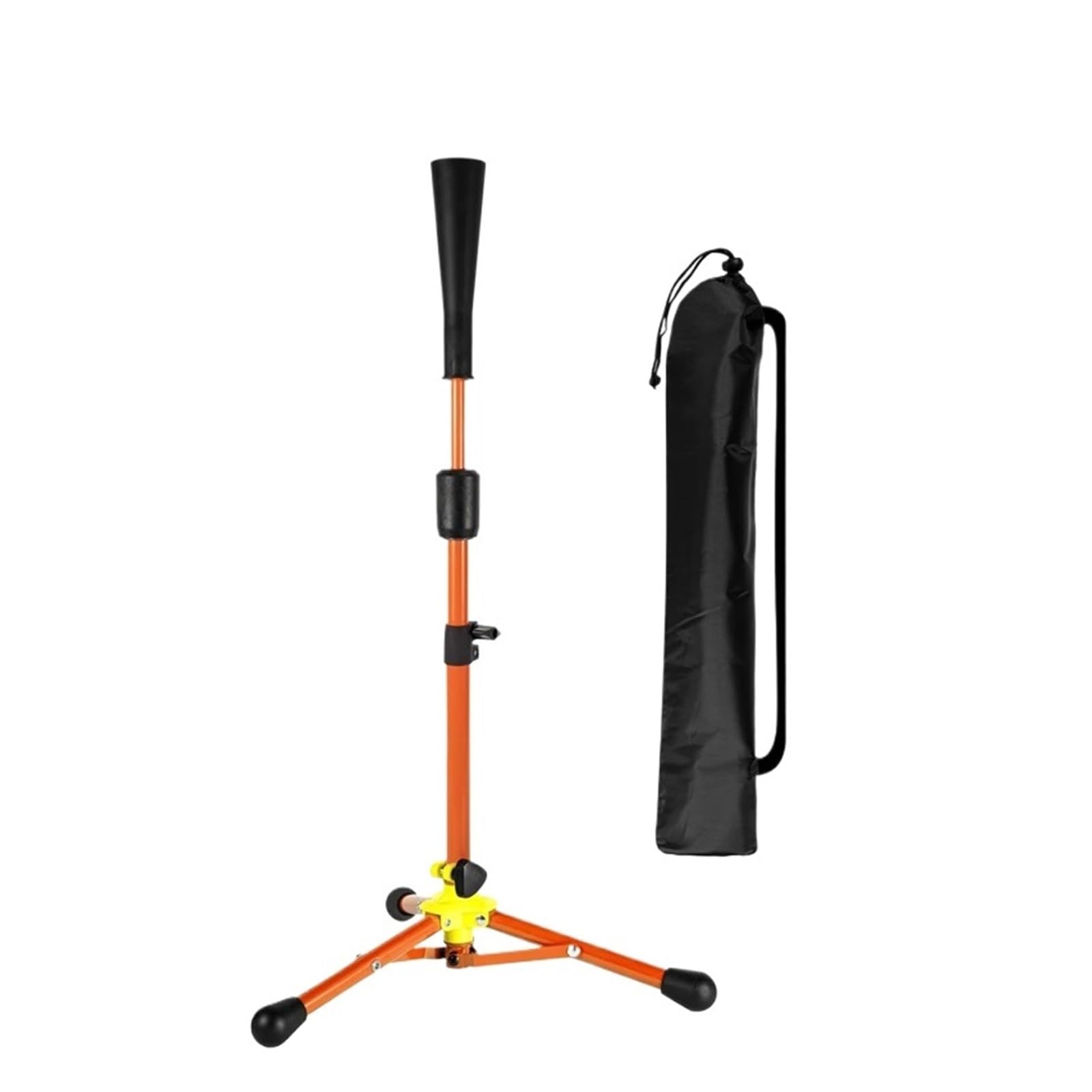 Baseball-Schlag-Tee-stativ Baseball Batting Support Tee, leicht verstellbare Höhe von 23 bis 39 Zoll for das Schlagtraining