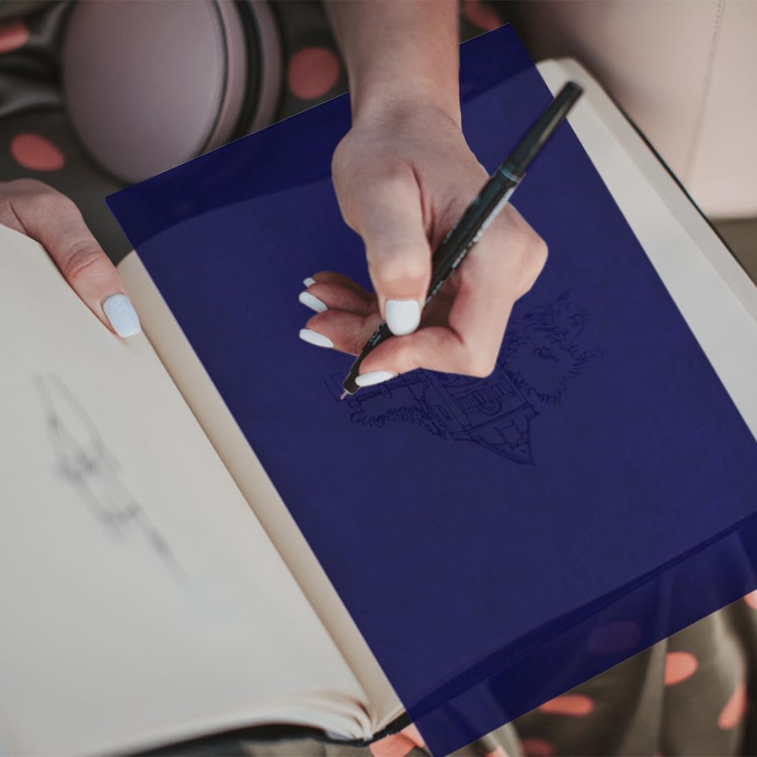 Carta Carbone Nera Per Trasferimento - 100 Fogli A4 | Per Legno, Tela, Ceramica | Ideale Per Disegno E Fai Da Te - Foto 7