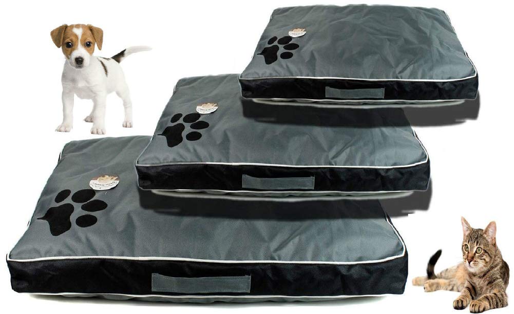 Grand coussin pour chien imperméable avec housse amovible, doux et confortable pour animal domestique, panier de couchage pour chien de taille moyenne