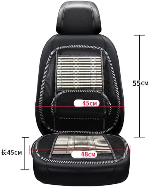 Universal Breathable Waist Massage Pad Car Seat Cushion Cooling Mat Conjoined Steel Mesh Back Lumbar image 4