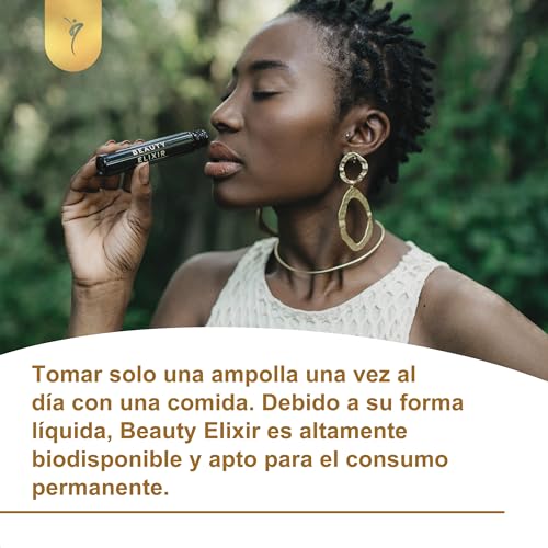 SanaExpert Collagen Beauty Elixir - Complemento para Cuidado de Piel, Cabello y Uñas - Colágeno, Ácido Hialurónico y Coenzima Q10-30 Ampollas - Fabricado en Alemania - imagen 4