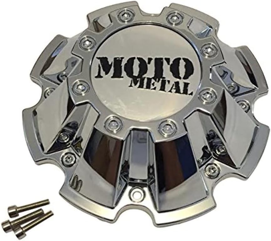Chrome Center Cap M793BK01For Moto Metal Silver M-793 Wheel Hub Cap 1PC