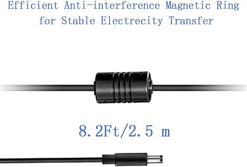 Miniatura 3 de Cable de alimentación de 12 V para teclado Yamaha PA130 PA150 para Yamaha PSR, YPG, YPT, DGX, DD Series Cargador Adaptador de Repuesto Fuente de