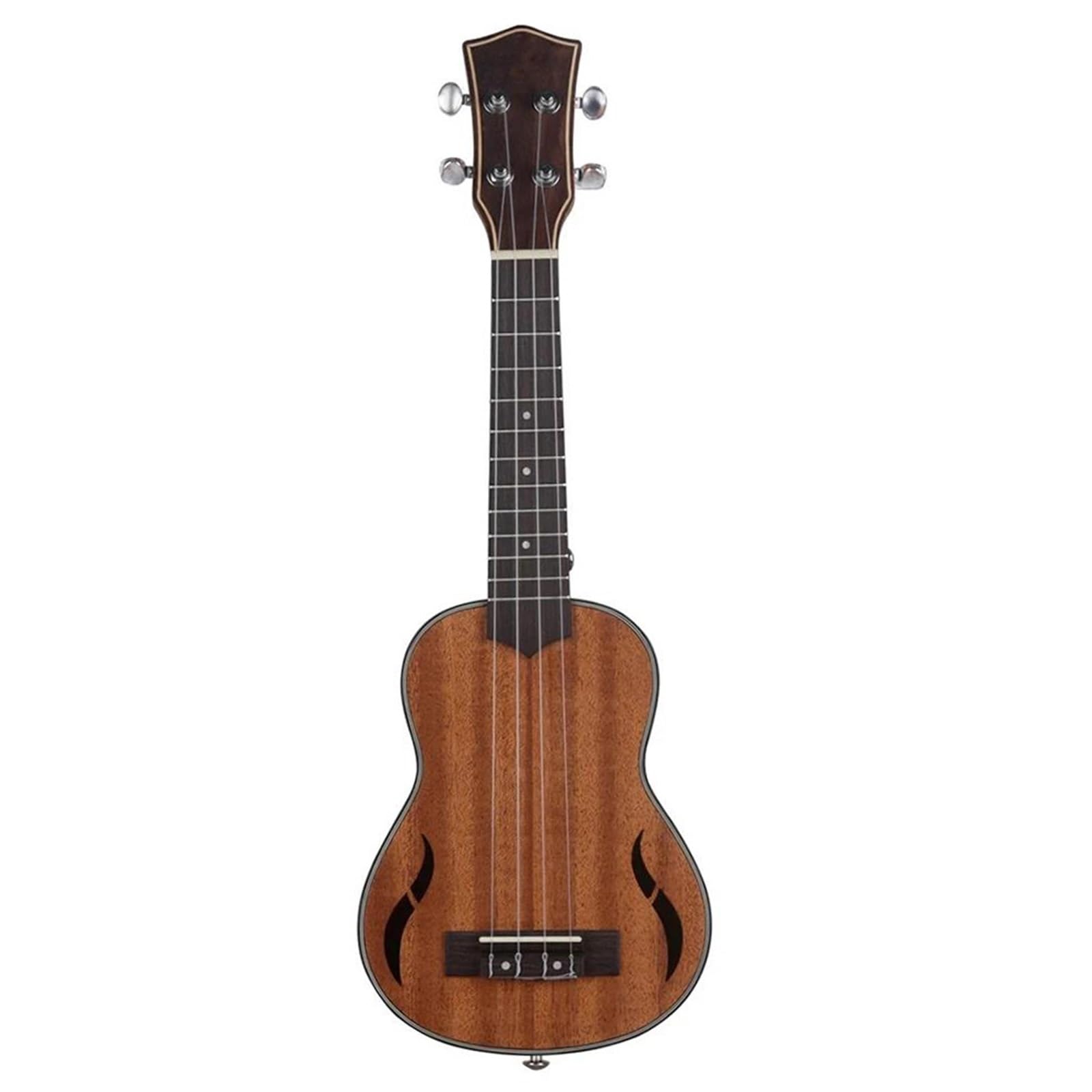 Ukulele Instrumenty Muzyczne Ukulele 21 Cali Profesjonalne 4 Struny Mahoń Z Futerałem Tunerem Kapodastrem Paskiem Kostkami I Akcesoriami(Type2)