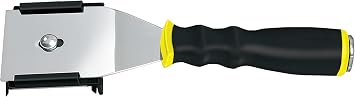 ALLWAY F42X Extendable Push/Pull Scraper with 4-Edge Blade, 2-1/2 | Soft-Grip Handle, 2 Edges for Fine Scraping, 2 Edges for Rough Scraping