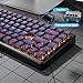 Fogruaden Pudding Keycaps 60 Percent, 120 Dye-Sublimation Keycaps Set, ASA Profile Custom Keycap for Mechanical Keyboard(RedPudding)
