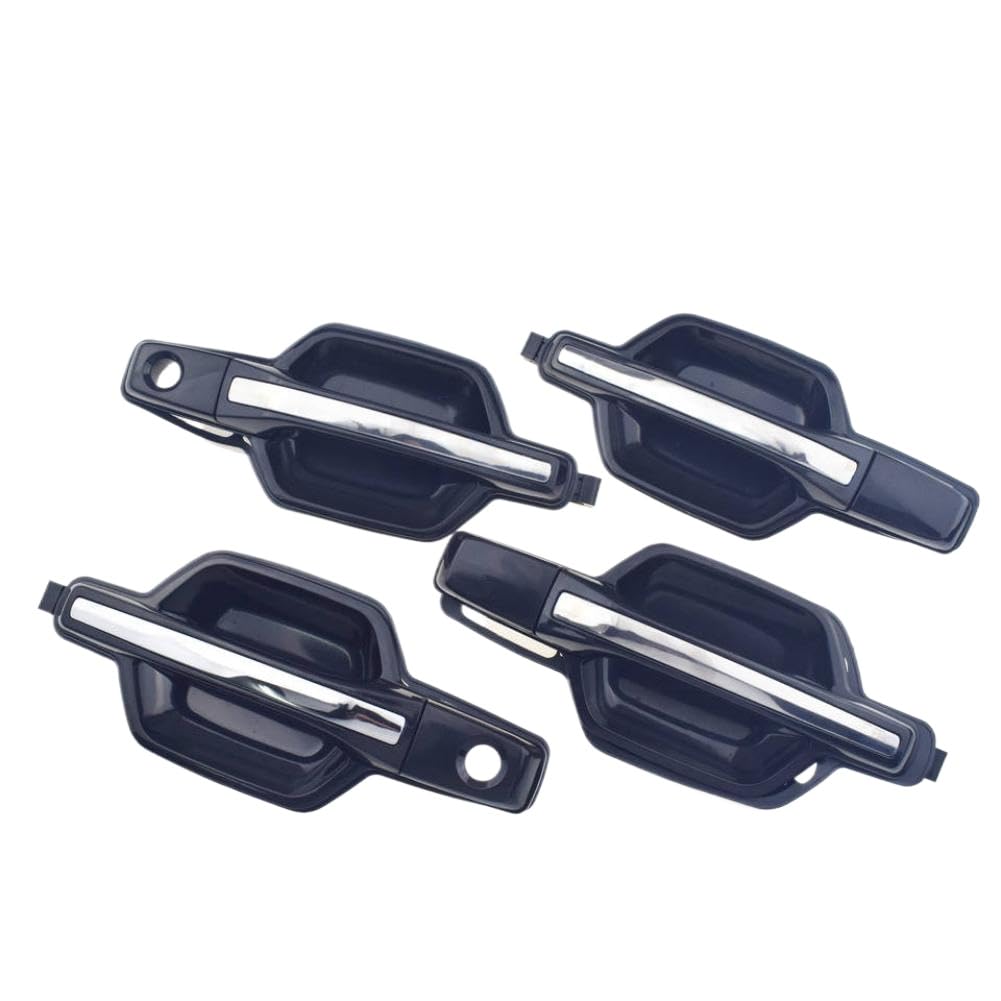 Poignée de porte extérieure noire avant arrière pour Montero V6 2001-2006