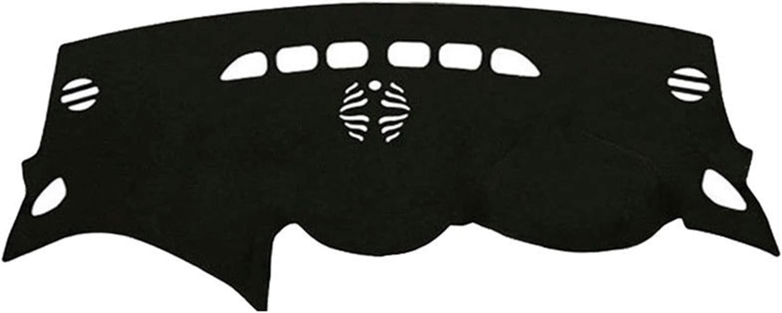 FUNFOB car dashboard cover 2 Layers Car Inner Dashmat Dash Mat Dashboard Cover Pad Dash Board Cover Carpet For Chevy For Cruze 2016 2017 2018 2019 RHD Console Sun-Shade (Color : Black)