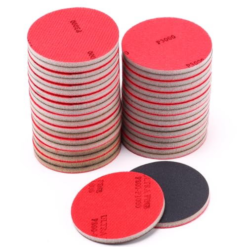 Lot de 28 éponges abrasives de 75 mm, bloc de ponçage pour bois, métal, réparation de carrosserie de voiture