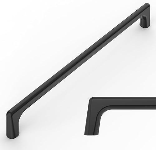 Miniatura 28 de Amerdeco - Paquete de 10 tiradores en bronce champán para armarios con orificio central de 5 pulgadas (128 mm), tiradores para armarios de cocina