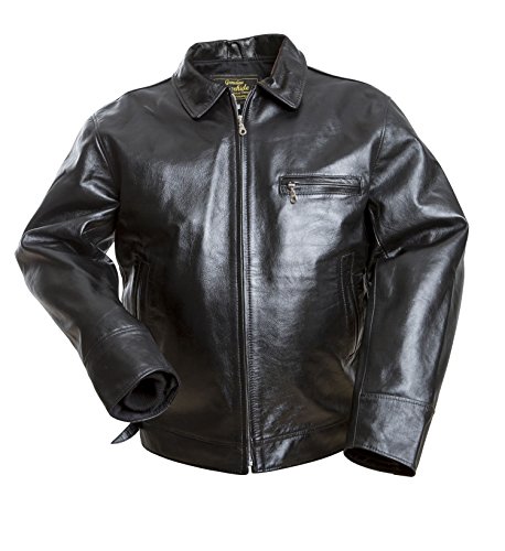 Noble House Herren Lederjacke Highway Motorradjacke Bikerjacke echt Pferdeleder (3XL)