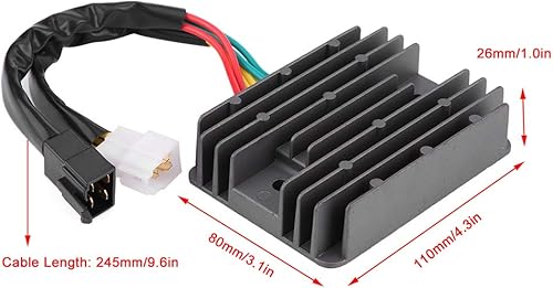 Miniatura 5 de Akozon Rectificador de Regulador de Voltaje de Motocicleta para 600 620 695 696 750 796 800 900 1000