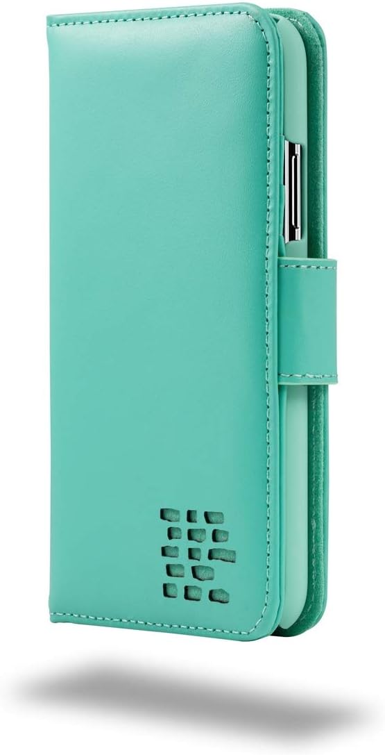 Ed Hicks iPhone XS Max Wallet Case for Women | Premium Genuine Leather | Secure Closure | Ideal for Right Handed Users | Avoids Card Corruption | Turquoise Blue