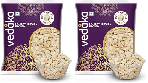 Image of Amazon Brand - Vedaka Popular Cashews - Broken, 100g (Pack of 2)