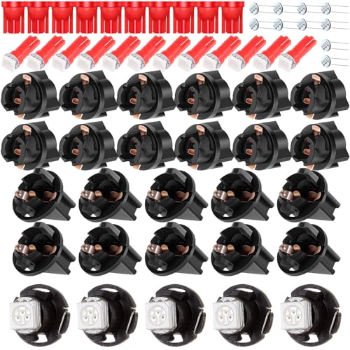 LBRST 10 x T10 6-3020-SMD Red 168 Instrument Lights 10 x T10 168 184 192 Twist Lock Socket 12 x T5 1-5050-SMD Red 74 73 2721 Instrument Lights 12 x T5 74 73 2721 Twist Lock Socket