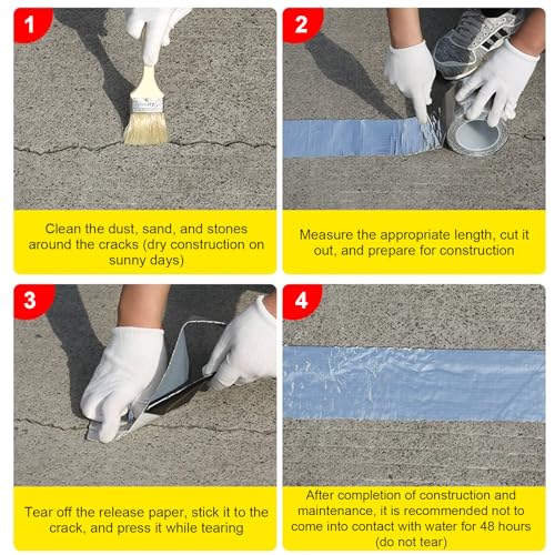 Image of Butyl Tape, 16ft x 2in RV Sealant Tape Butyl Caulk Tape for Motorhome Window Glass Boat Sealing Roof Pipe Patching Fixture EPDM (16ft x 2in)