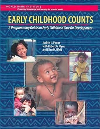Early Childhood Counts: A Programming Guide on Early Childhood Care for Development (Wbi Learning Resources)