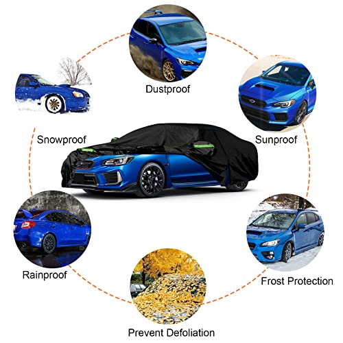 Image of 6 Layers Waterproof Car Cover Replace for 2014-2026 Subaru WRX