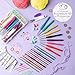 Crochet Kit for Beginners Adults and Kids, 73 Piece Knitting & Crochet Supplies Includes 1500 Yards Assorted Yarn, 21 Ergonomic Hooks, Plus Many Accessories – Beginner Crochet Kits Ideal for Amigurumi