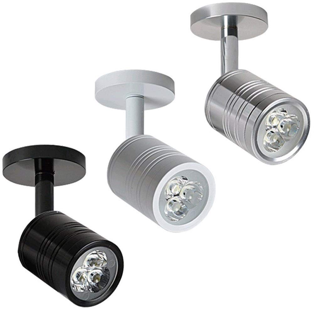 Luces de aluminio modernas con foco LED orientable para iluminación minimalista
