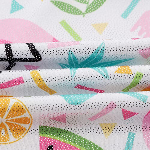 HOZIY Long Sleeve Leotards for Girls Gymnastics Kids Toddler Tumbling Outfits Floral Unicorn Galaxy Rainbow Stripe Pattern