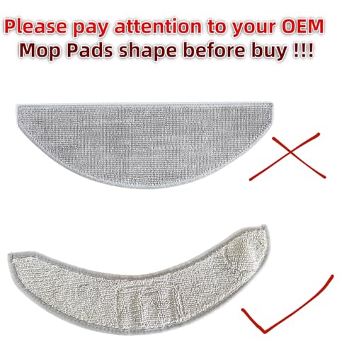 Image of Replacement Parts For iRobot Roomba Combo10 Max J9 J7 Plus Vacuum Cleaners | Accessories Kit Includes:Microfiber Moping Pad X2 Side Brush X8 Filter X8 Roller Brush X8