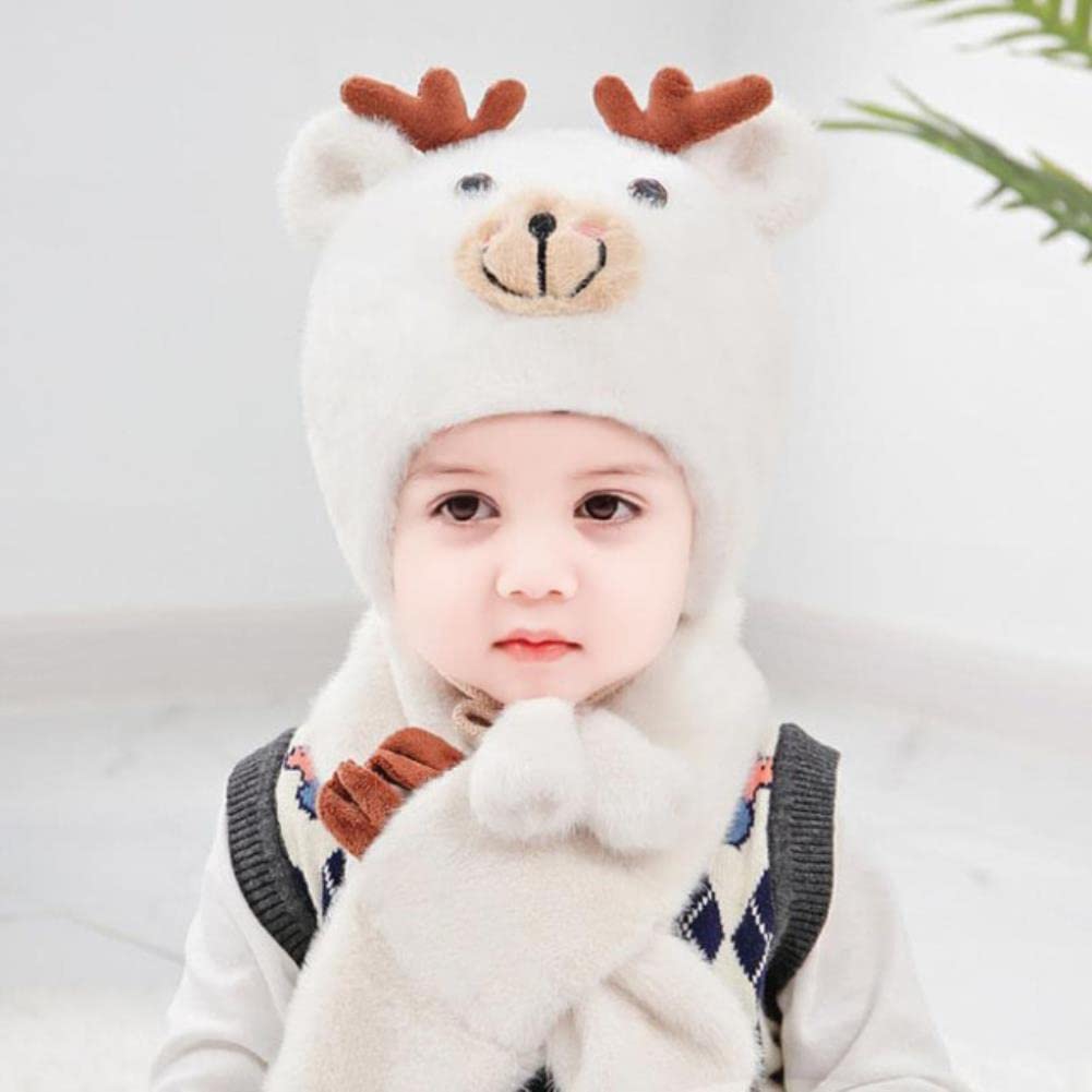Gorro y bufanda para niños UKKO de 1 a 4 años set de invierno de 2 piezas 7