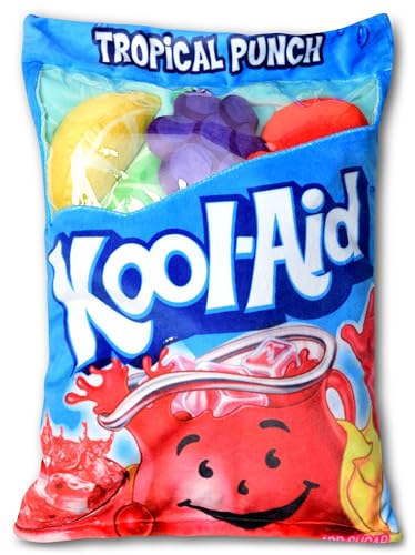 Coussin de fruits tropicaux iscream Kool-Aid 43x31 cm pour lit d'enfant