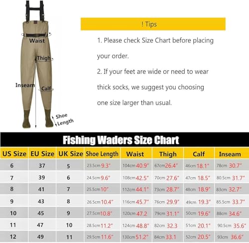 Vadeadores de pecho para pesca gris talla 11 pantalon impermeable caza ajustable 7