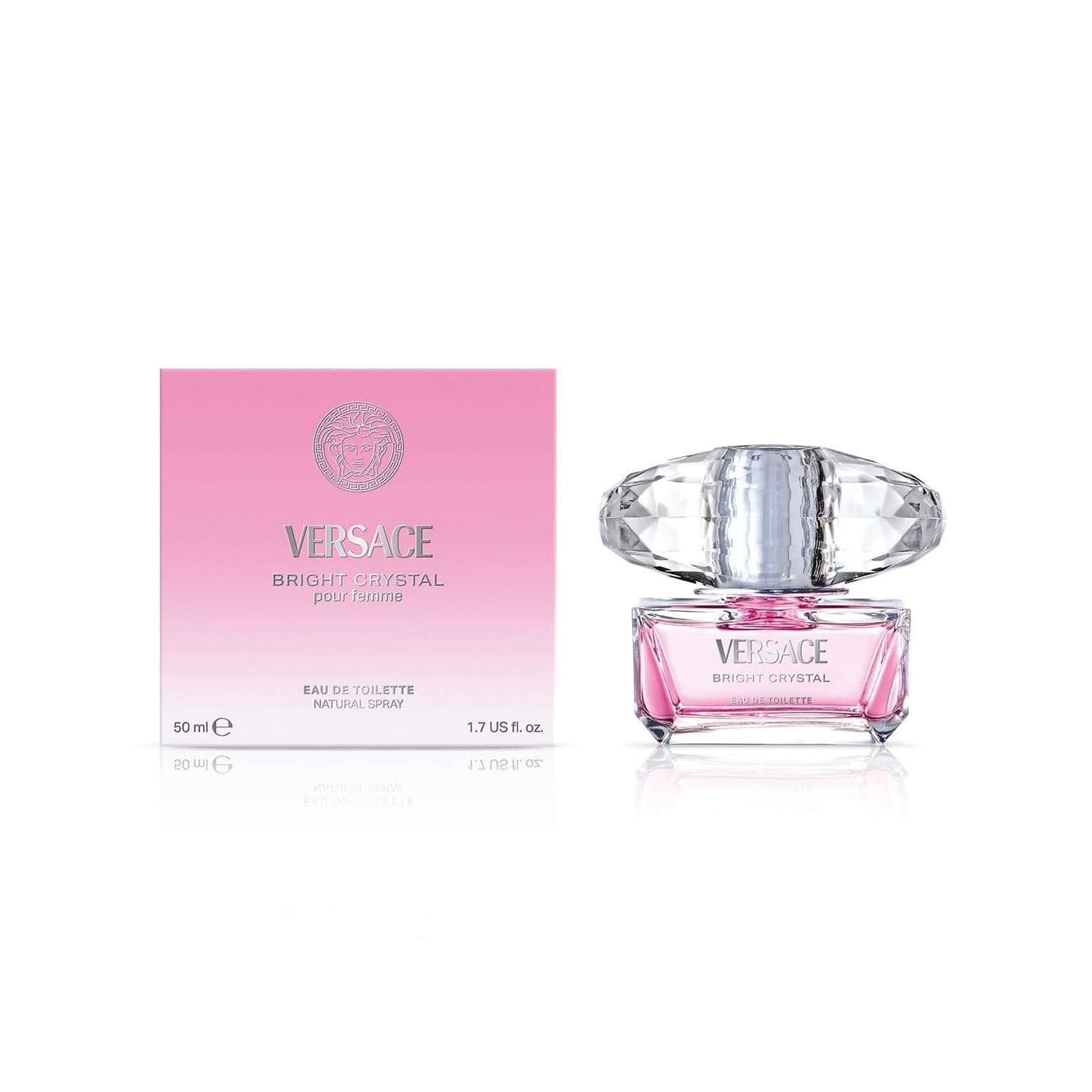 Amazon.com : Versace Bright Crystal Eau De Toilette Spray 1.7