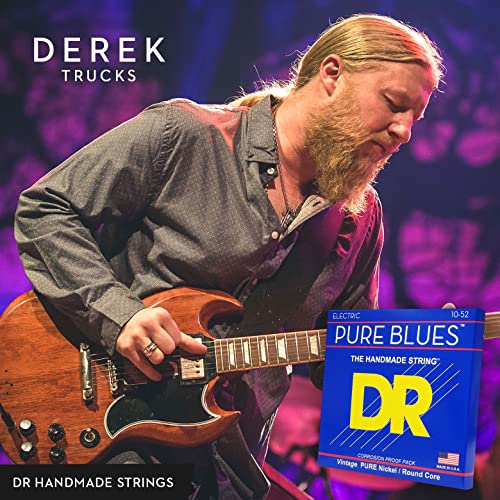 DR String PHR-9 Pure Blues Jeu de cordes pour guitare electrique - Les Beatles, Paul McCartney, John Lennon, RIngo Starr, George Harrison DR String PHR-9 Pure Blues Jeu de cordes pour guitare electrique – Image 6