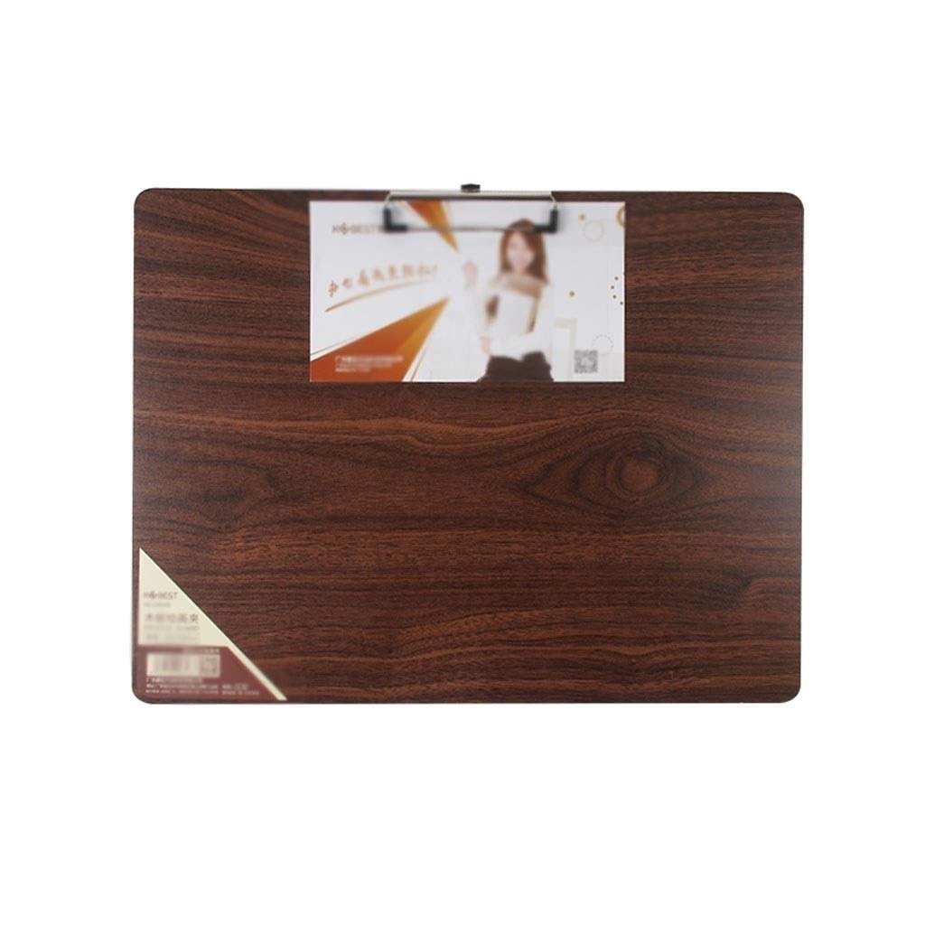 Zwischenablage für Bürobedarf A3 Schreibmappe Zwischenablage, A3 Holz Zwischenablage, Office Drawing Board Zwischenablage 3PC Haltbarer Clip mit niedrigem Profil