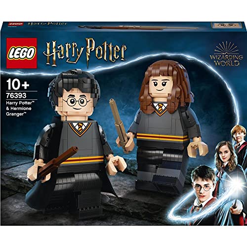 Image of Lego Wizarding World Iconic Brick-Built Harry & Hermione 76393 Building Set