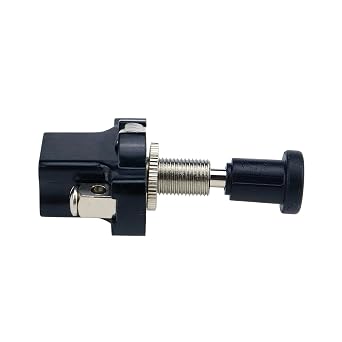 Golf Cart Light Switch 3Pcs Push Pull Switch 12V/24V 8mm/0.31 Car Thread ON-Off Push-Pull Push Button Universal Headlight Switch for Car Auto Golf Boat