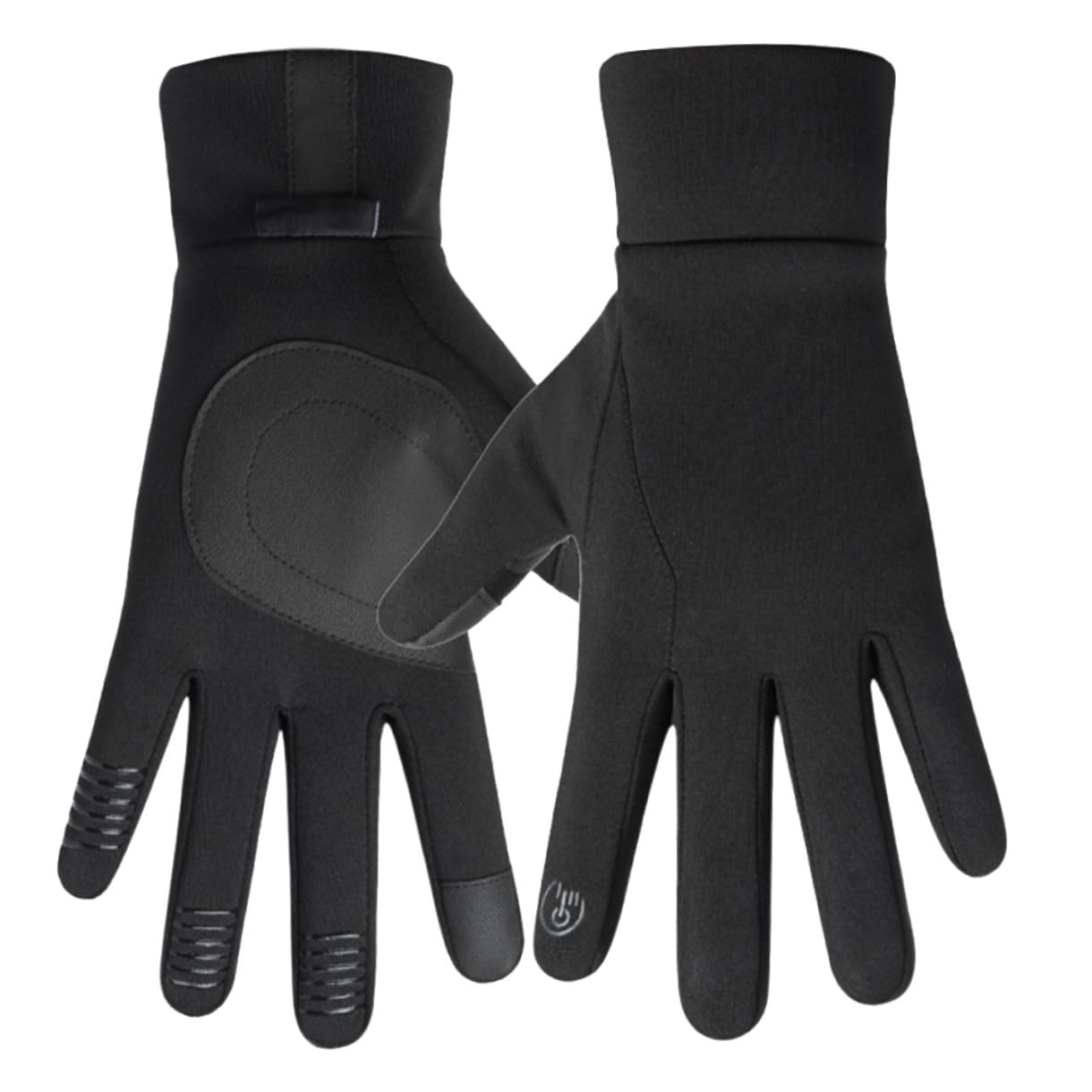 Toddmomy 3paare Winter Fahrradhandschuhe Für Winddicht Und Touchscreen-fähig rutschfeste All-Finger Handschuhe Für Mountainbike Und Outdoor-aktivitäten Schwarz