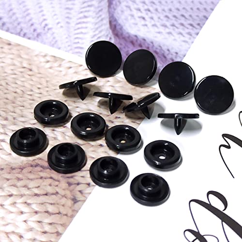 Boutons-pression résine T5 par 100 pour réparer vos vêtements