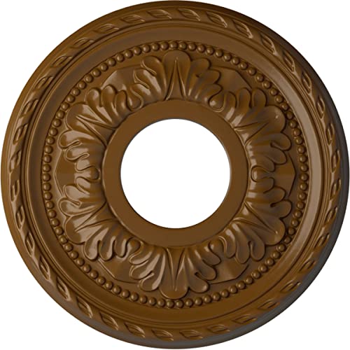 Image of Ekena Millwork Palmetto Ceiling Medallion, Smokey Topaz